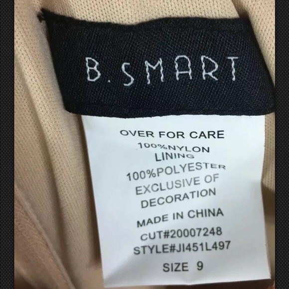 B.Smart Size 9 Cocktail sequin gold razor back - Picture 5 of 7